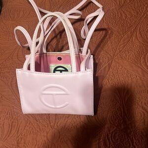 Telfar Vegan Leather bag mini - Bubble gum pink